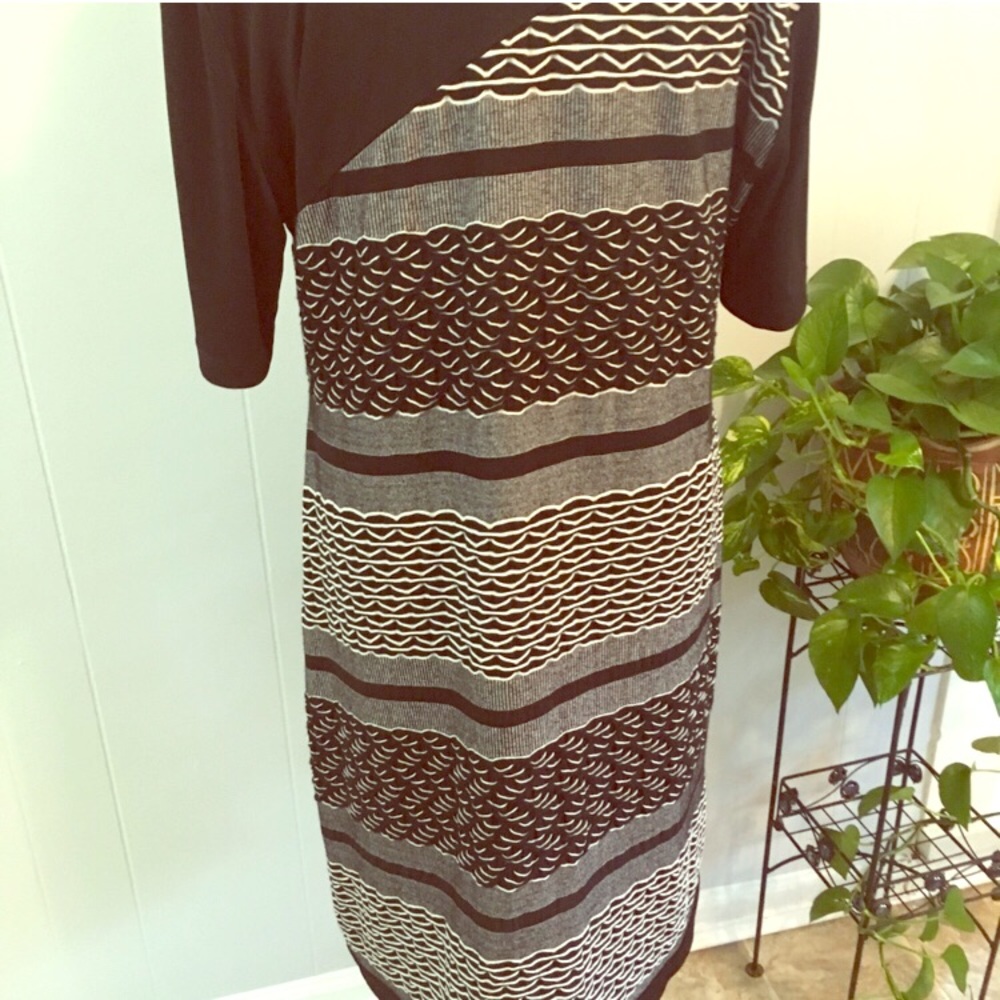 Cato Black & White Dress